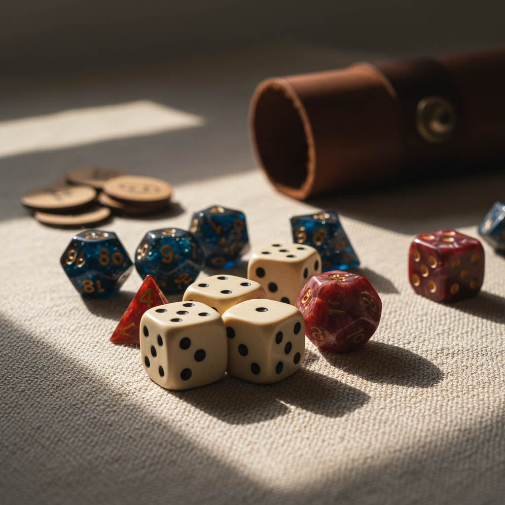 De magie van spel en dobbelstenen